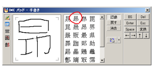 昴 の左下が エ になる漢字が 読み方 パソコン上での出し方 が Yahoo 知恵袋