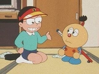 ７０ ８０年代のアニメで主人公は殿様みたいなちょんまげで小さくて丸いキャ Yahoo 知恵袋