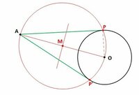 こんにちわ 中3数学の作図の問題で質問があります 問題は円外か Yahoo 知恵袋