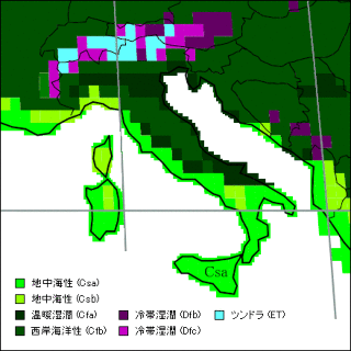 イタリアは全地域 地中海気候ですか アルプスの方は違う気がするのですが Yahoo 知恵袋