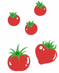 トマトのイラストを描きたいのですが シンプルでいいので簡単にかけるような描き方 Yahoo 知恵袋