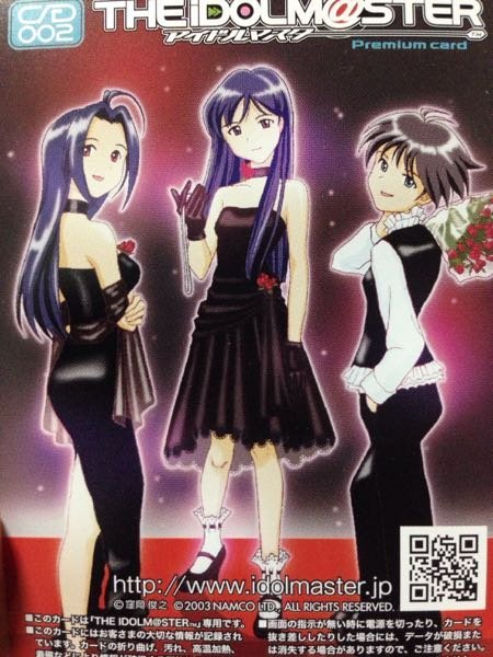 当時物未使用THE IDOLM@STER アーケード用カード アーケード版アイドルマスター、つまりアケマスの未使用リライタブル