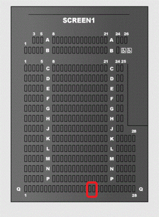 Tohoシネマズなんば本館スクリーン1のq列17番18番ってどの辺です Yahoo 知恵袋