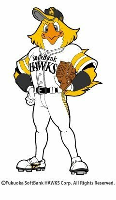 プロ野球ソフトバンクホークスのイメージキャラクターのハリーホークの画像が Yahoo 知恵袋
