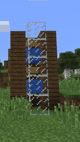 マイクラ Pe エレベーター 作り方 Minecraftの画像だけ