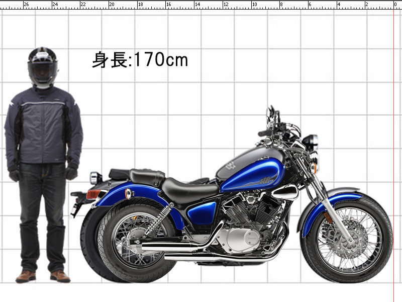 ヤマハのBoltってビラーゴ250と同じくらいの大きさですか？ - BOLTは... - Yahoo!知恵袋