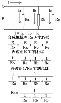 並列回路の合成抵抗は なぜ逆比の和になるんですか 一つの物理現象に対する Yahoo 知恵袋