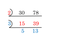 最小公倍数の求め方30と78の最小公倍数は390になるんですがどう Yahoo 知恵袋
