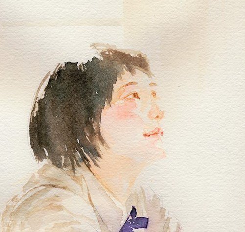 水彩で描くと いまいち描き方がわからなくて 色が雑な感じ Yahoo 知恵袋