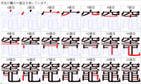 昔 煮炊きものをしていた 竈 カマド の漢字の書き順を教えてくださ Yahoo 知恵袋