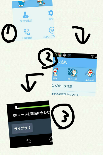 メールでLINEのＱＲコードが送られてきたのですが、あれってど 