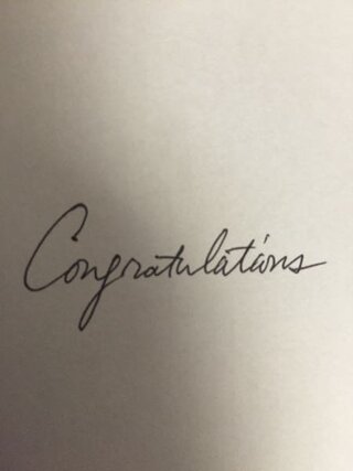 Congratulationsの筆記体を書くときのポイントを教えてください Yahoo 知恵袋