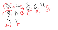 手書き希望 あるふぁa べーたb がんまg でるたd 印刷 Yahoo 知恵袋