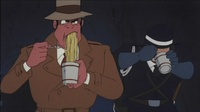アニメで カップラーメンを食べるシーン とは ルパン三世カリオ Yahoo 知恵袋