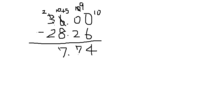 小数点の引き算で36 28 26を何度計算しても 答えの7 74になりません Yahoo 知恵袋
