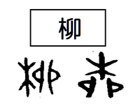 柳 の異字体で 木 が 卯 の下に来るものはありますでし Yahoo 知恵袋