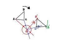 数学の ９０度回転移動 を書く時は試験当日 コンパスと定規し Yahoo 知恵袋