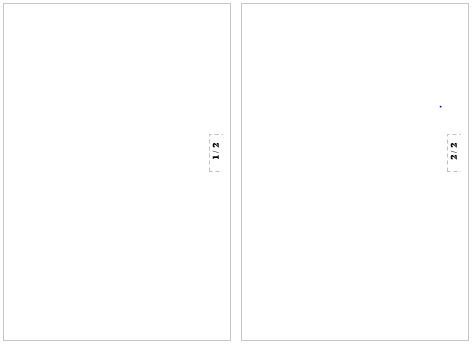 ワードでページの印刷の向きを横にしたら、ページ番号が下についてしま