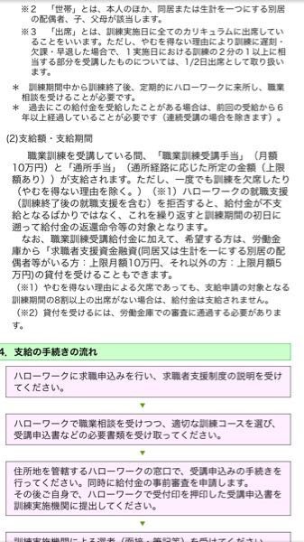 職業訓練学校は一日でも欠席すれば お金をもらえないのですか 教えて しごとの先生 Yahoo しごとカタログ