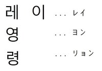 韓国語が詳しい方に質問です 怜 れい は韓国読みではなんと読みま Yahoo 知恵袋