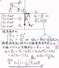 電磁気の境界条件 の問題について質問です 画像の問題で 電場と電束 Yahoo 知恵袋