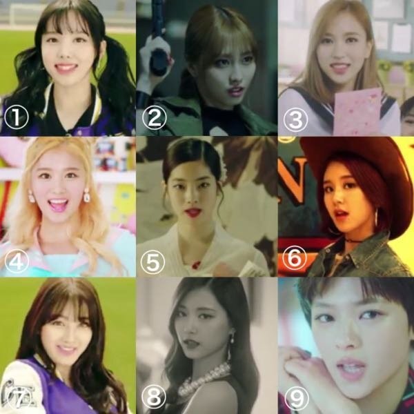 Twiceの新曲 Cheerupのmvでメンバーを見分けたい Yahoo 知恵袋