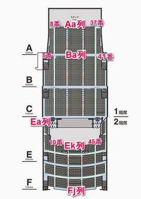 今度大阪国際会議場(グランキューブ大阪)でLIVEがあり、１階BF列の座... - Yahoo!知恵袋