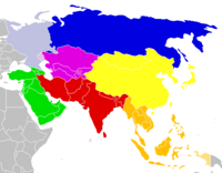 アジア州を細かくわけた地図 東アジア 東南アジアなどがかいてある地図 があれ Yahoo 知恵袋