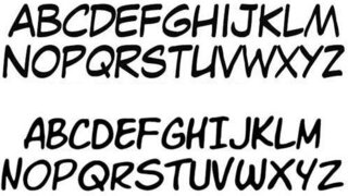 アメリカンコミックのフォント探してます 日本の漫画が英語版になった時によく見 Yahoo 知恵袋