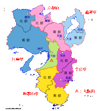 近畿地方の天気予報で 北部 中部 南部とよく聞きますが 境界線 Yahoo 知恵袋