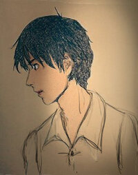 イラストについての質問です 中1女子です 男子の横顔を 普通の色鉛筆を Yahoo 知恵袋