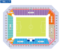 ガンバ大阪新スタジアムの吹田スタジアムの座席について教えて下さい Yahoo 知恵袋