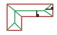 建築製図についてl字形の家の寄せ棟屋根伏図から立面図をかきたいのですけど Yahoo 知恵袋