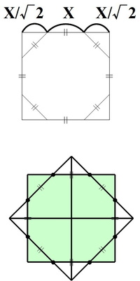 1辺が180cmの正方形から 正八角形を作りたいです 正八角 Yahoo 知恵袋