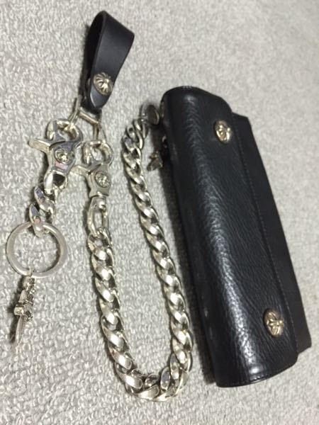 クロムハーツ wavewallet シボ強め クロムハーツ 財布/ウェーブウォレット クロスボール シボ感が