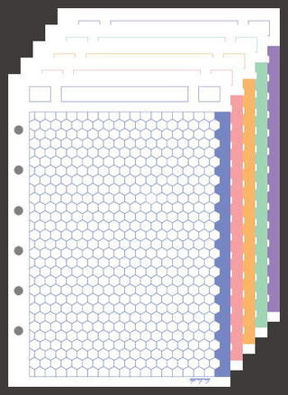 方眼紙とはいわないでしょうが 六角形で一面が埋められているノー Yahoo 知恵袋