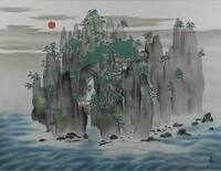 竹取物語の蓬莱の玉の枝の蓬莱の山のイメージが出来にくいです イラスト Yahoo 知恵袋
