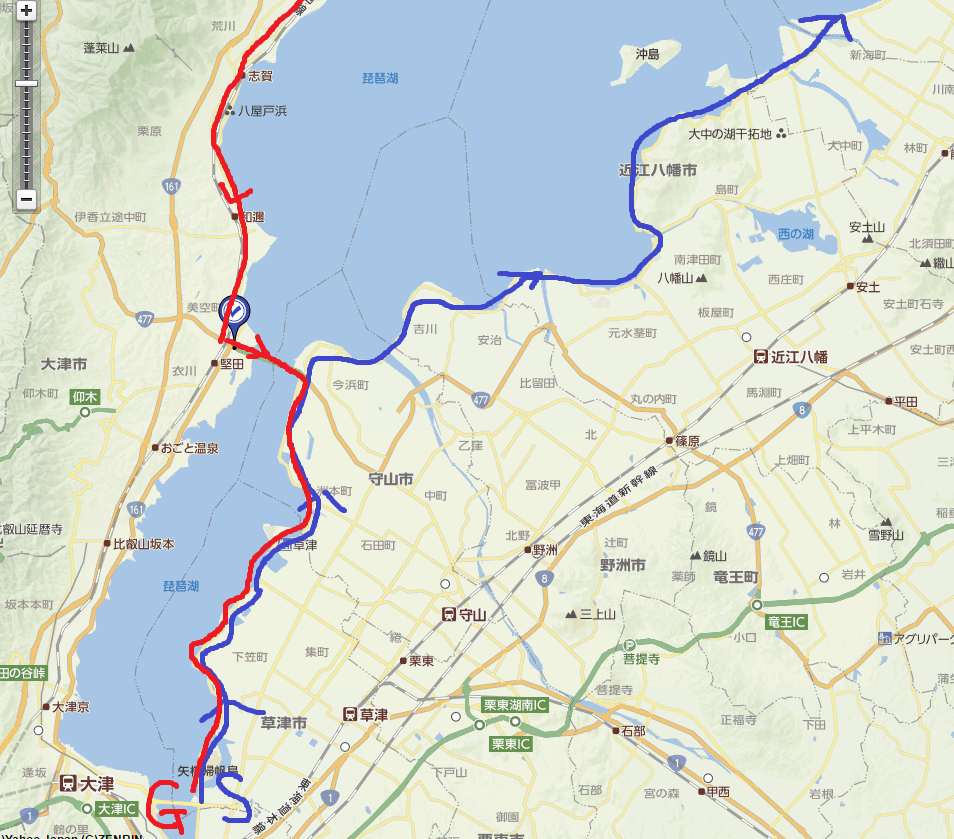 バイクで琵琶湖一周をしようと思うのですが どのようなルートで行くのが良いで Yahoo 知恵袋