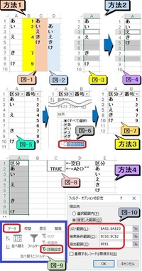エクセルで セルを削除せずに上に詰めるには どうしたらよいですか Yahoo 知恵袋