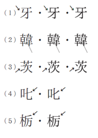 牙城 の 牙 という漢字についてなのですが この写真のどこが違 Yahoo 知恵袋