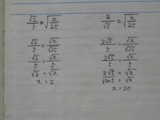 平方根の問題が分からないので教えてください 5分のルート2 ルー Yahoo 知恵袋