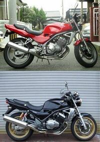 Kawasakiバリオスの1型と2型の見分け方を教えて下さい。できれば 