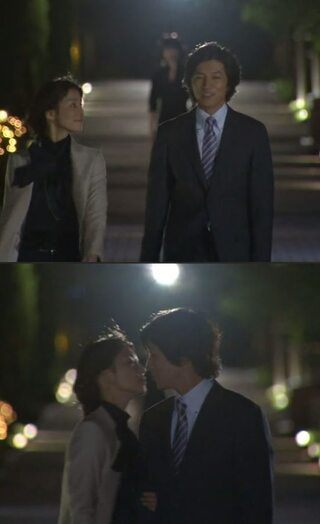 ドラマ 専業主婦探偵 で石田ゆり子さんと藤木直人さんのキスシーン Yahoo 知恵袋