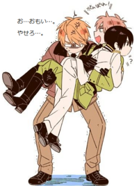 ヘタリアのキャラが 痩せろ みたいなかんじのことを言ってる画像 Yahoo 知恵袋