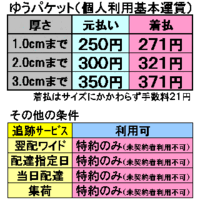 ゆうパケットを着払いで利用したいのですが 受け取る側が支払う金額はいくらに Yahoo 知恵袋