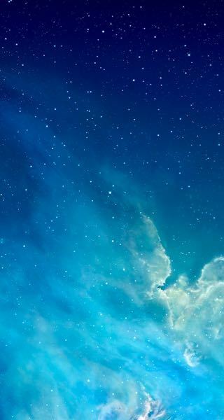 Iphoneで5sの初期にあった壁紙で 青くて綺麗な星空の画像がi Yahoo 知恵袋
