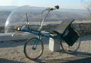 一人自転車で向かい風のは知り方