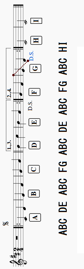 Musescoreの反復記号の括弧についてです 反復記 Yahoo 知恵袋