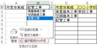 Excelのoffset関数について以前 ドロップダウンリストの連動を 名前の Yahoo 知恵袋