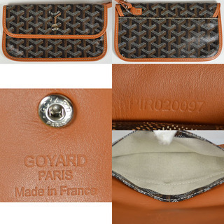 ゴヤールのバックとポーチを頂いきました 偽物だよときいていた Yahoo 知恵袋
